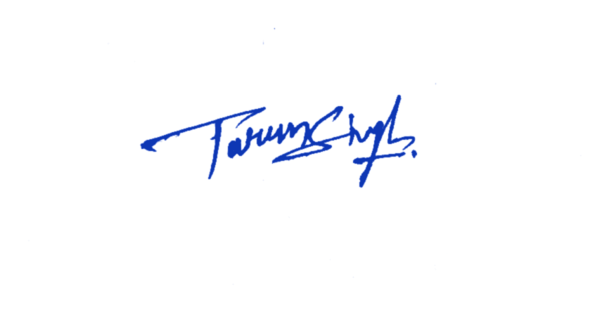Tarun Singh Signature